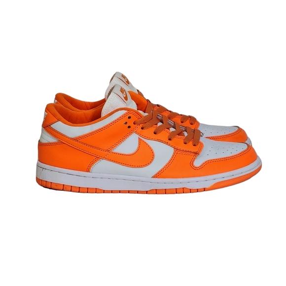 Nike Dunk Low Retro SP Syracuse CU1726 White Orange Blaze Mens Size 8.5 Women 10 - Picture 1 of 11